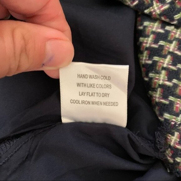 ModCloth Blue Tweed Dress Plus Size 1X. New with tags. 3/4 sleeve - Picture 8 of 15